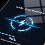 Celular carregando em modo turbo