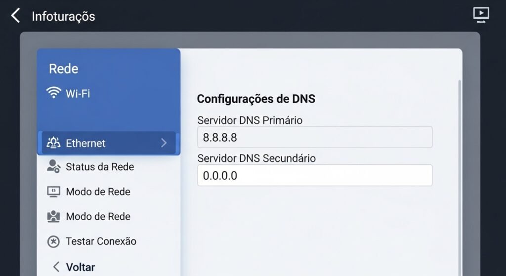 Configuração de IP Estático e DNS Manual