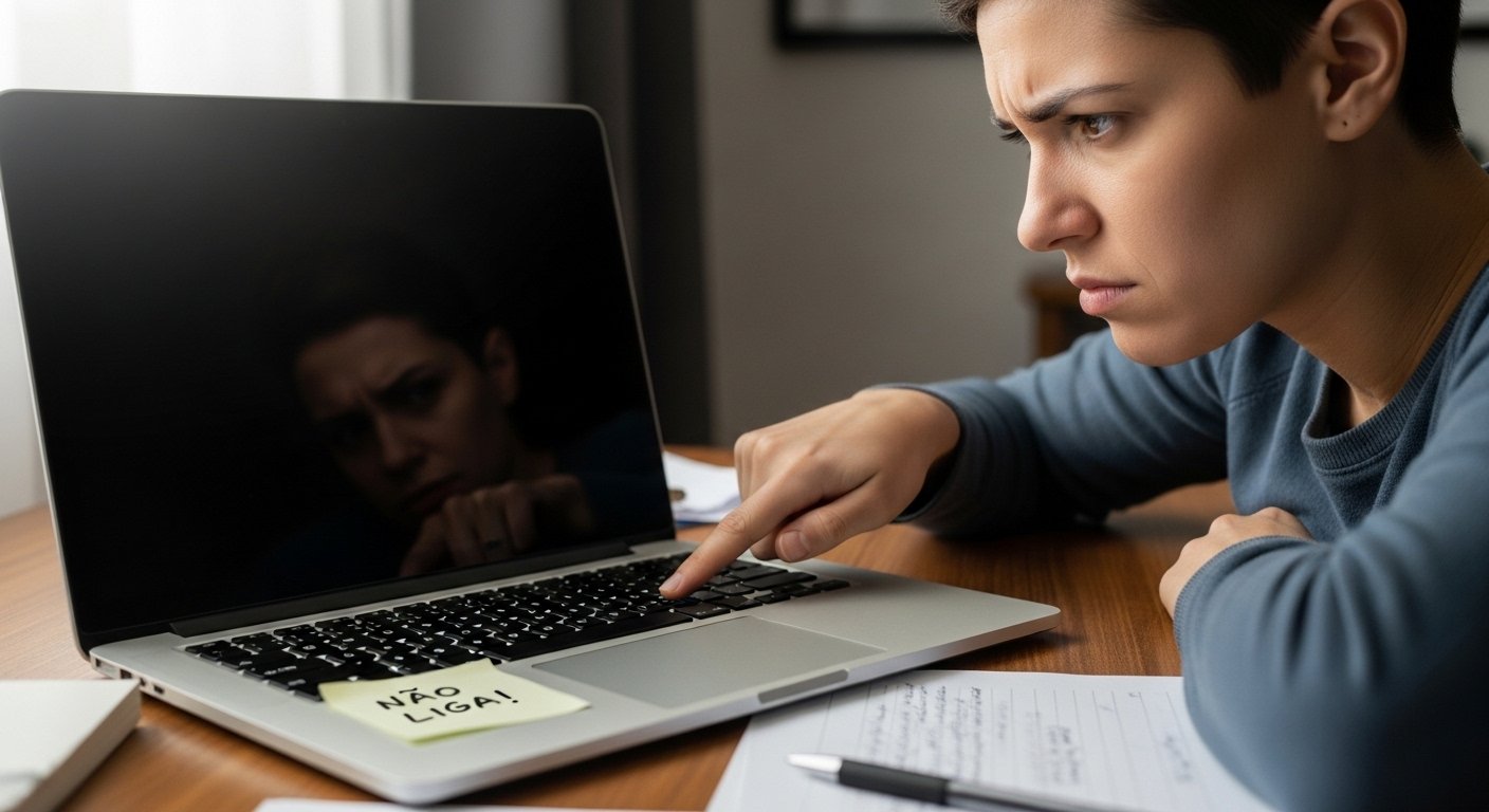 O que fazer quando o notebook não liga