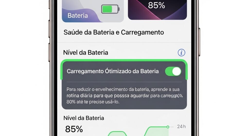 Opção de carregamento otimizado ativada