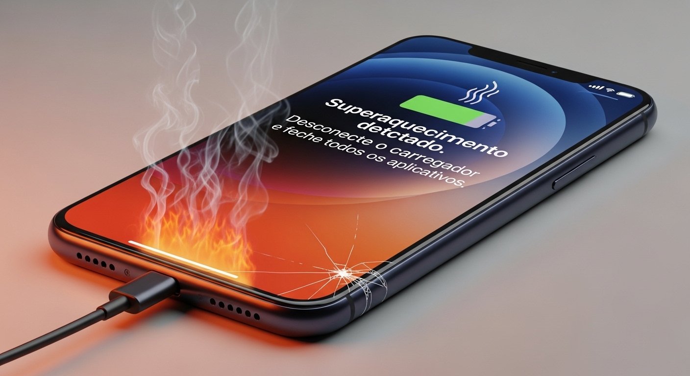 Por que o celular esquenta muito enquanto carrega