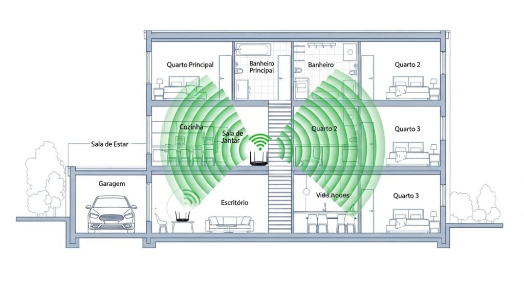 Posicionamento Estratégico do Roteador Wi-Fi