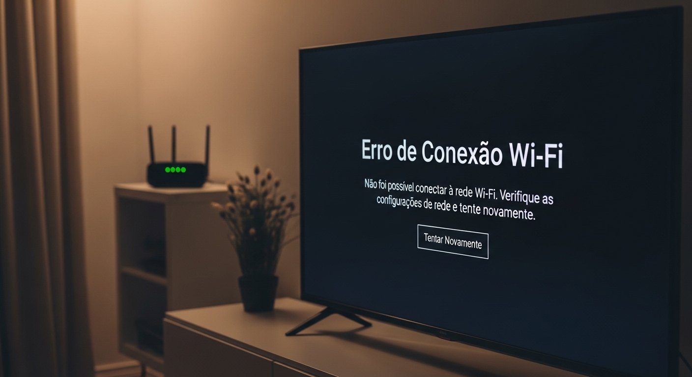 Smart TV não conectando o WI-FI corretamente