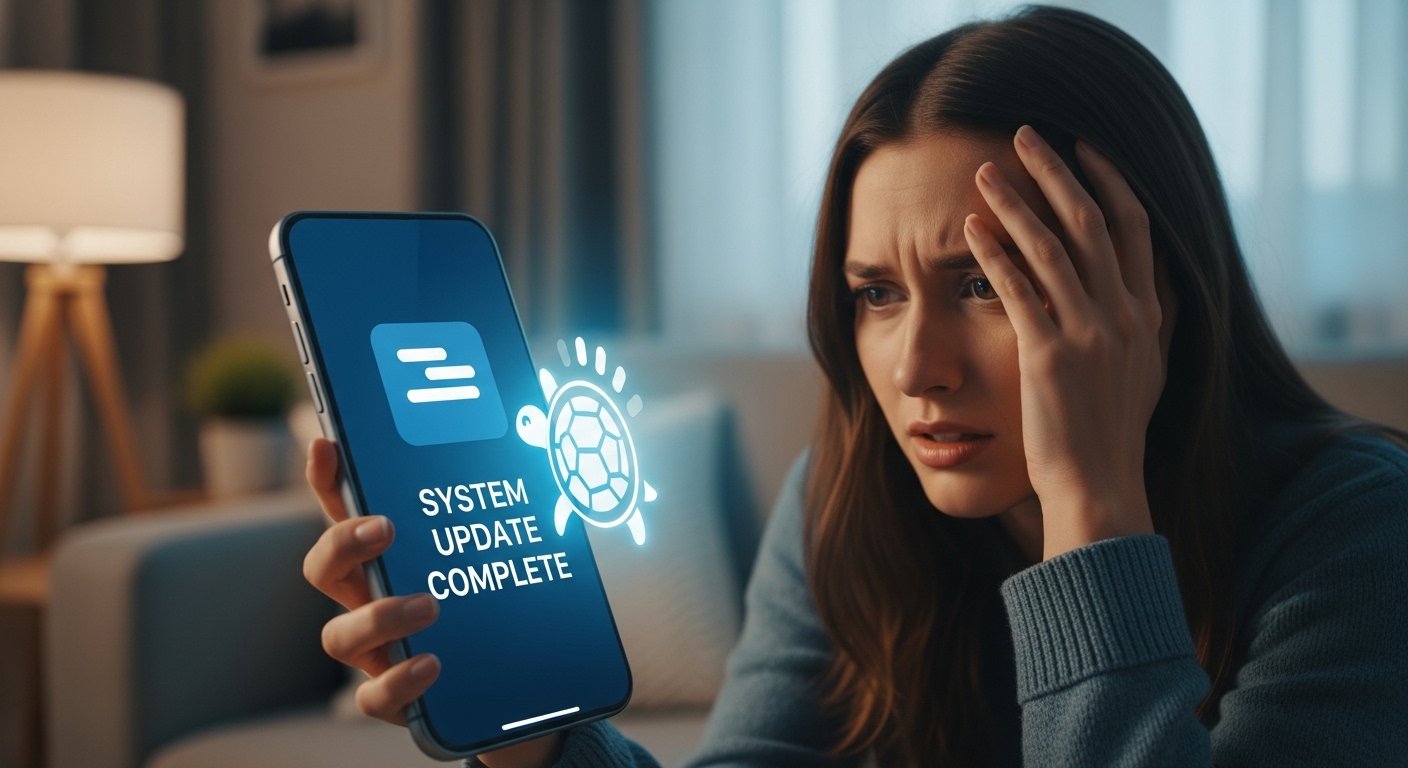 Smartphone lento após atualização de sistema