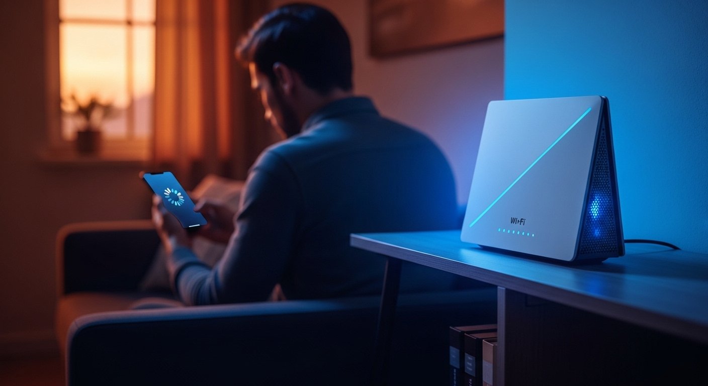 Wi-Fi está lento mesmo com internet rápida